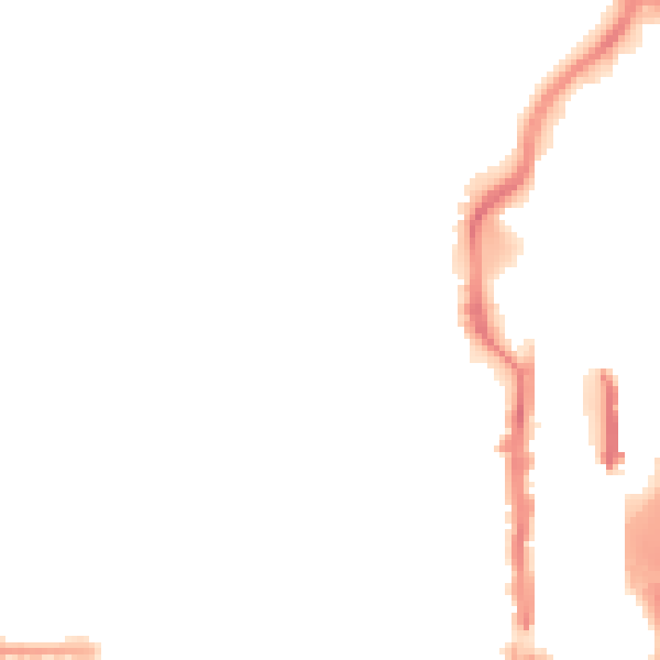 Night-time road noise heatmap for TS18 1BL
