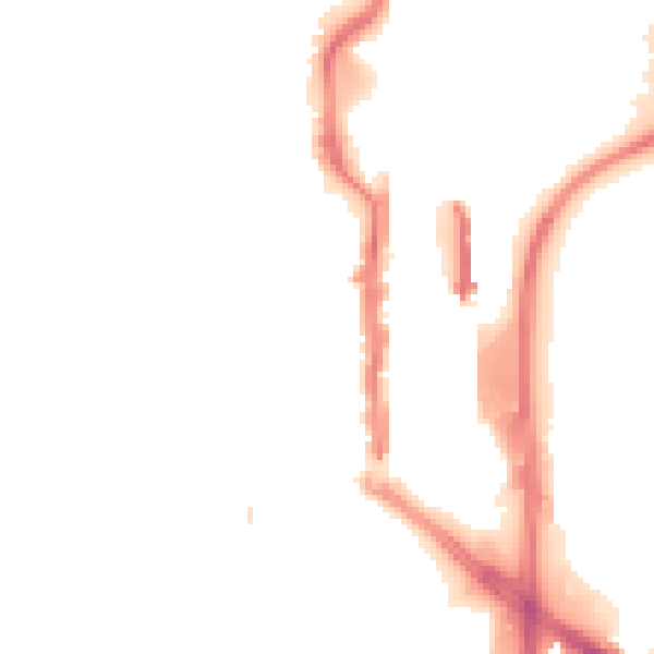 Night-time road noise heatmap for TS18 1DW