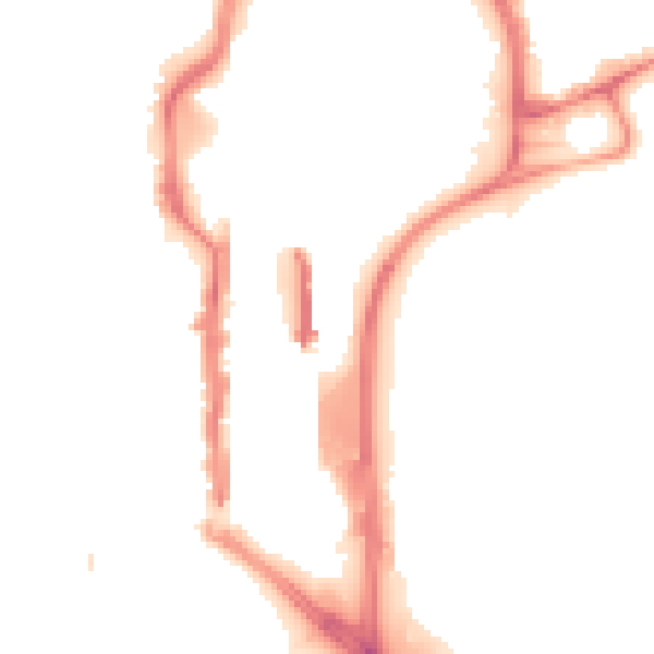 Night-time road noise heatmap for TS18 1EJ