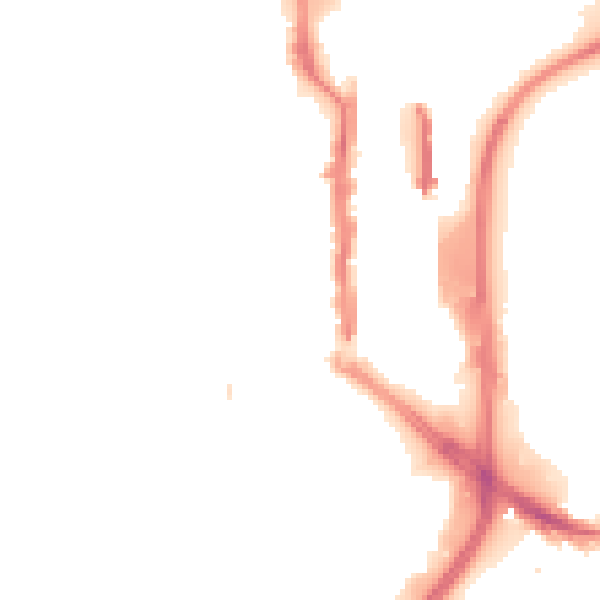 Night-time road noise heatmap for TS18 1EN