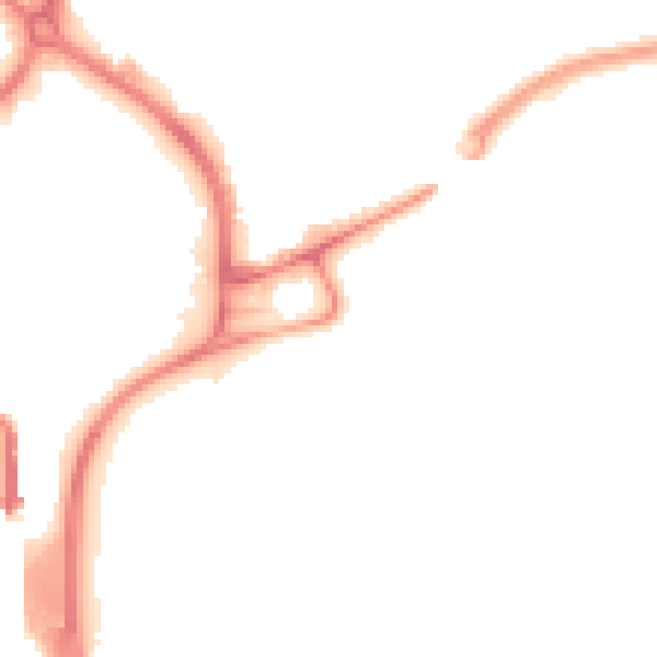 Night-time road noise heatmap for TS18 1FA