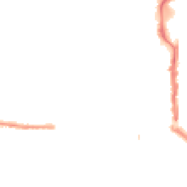 Night-time road noise heatmap for TS18 1JJ