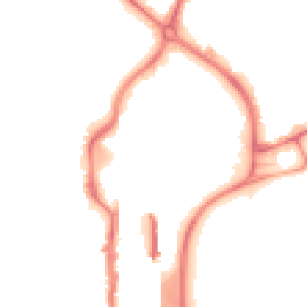 Night-time road noise heatmap for TS18 1UB