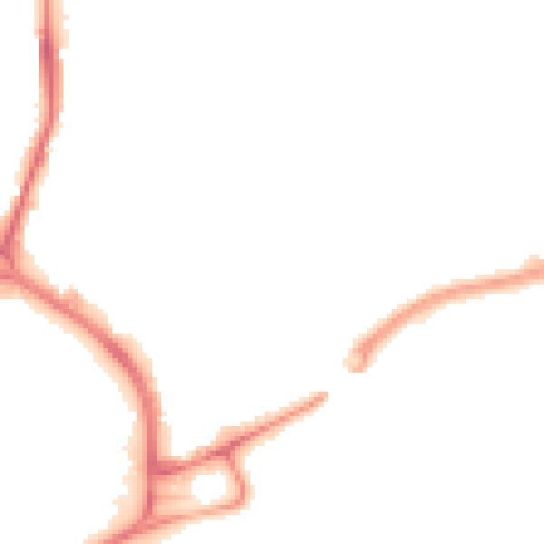 Night-time road noise heatmap for TS18 2HZ