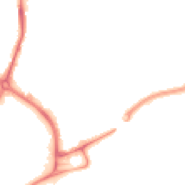 Night-time road noise heatmap for TS18 2JA