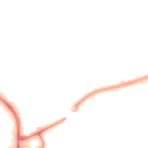 Night-time road noise heatmap for TS18 2JL