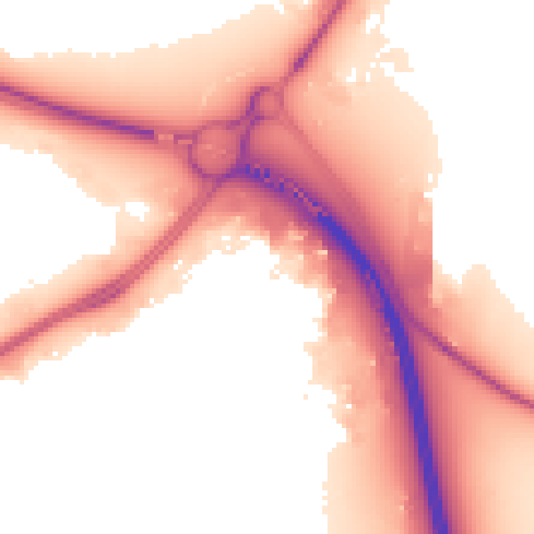 Night-time road noise heatmap for TS18 2RJ