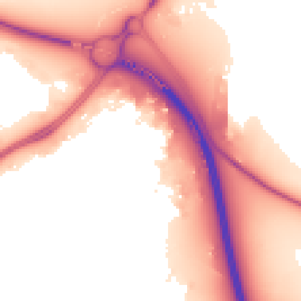 Night-time road noise heatmap for TS18 2RN