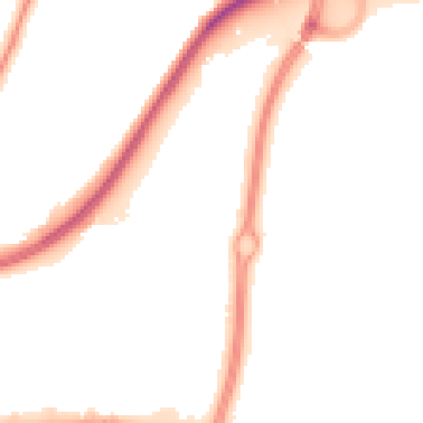Night-time road noise heatmap for TS18 3TQ