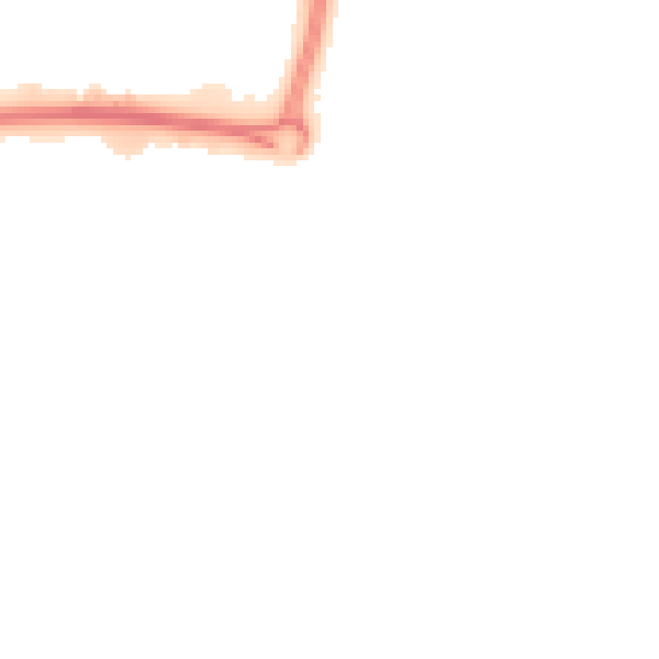 Night-time road noise heatmap for TS18 3US