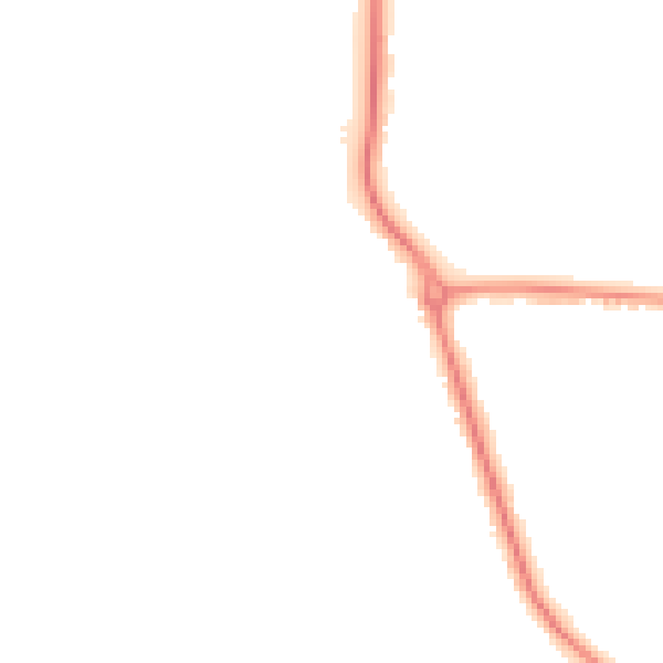 Night-time road noise heatmap for TS18 4HX