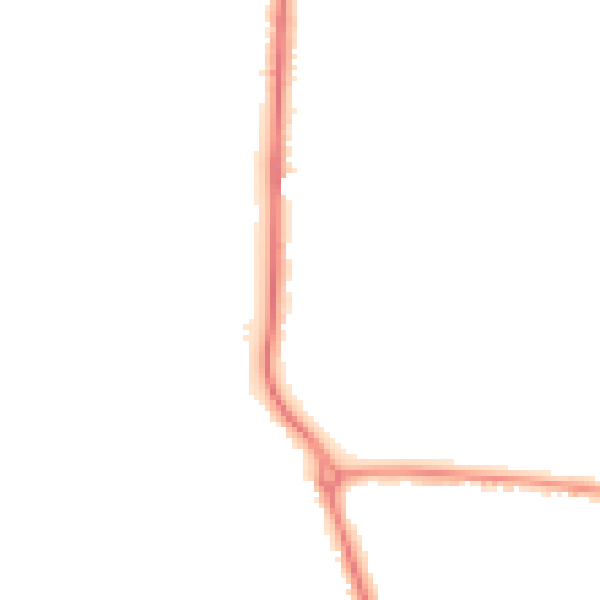 Night-time road noise heatmap for TS18 4JG