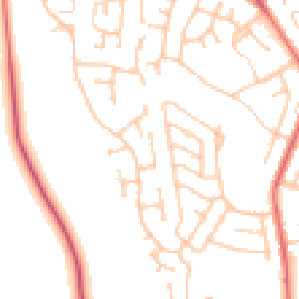 Daytime road noise heatmap for TS18 5QD
