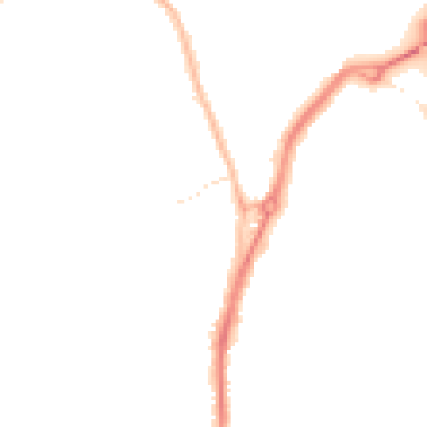 Night-time road noise heatmap for TS20 1AS