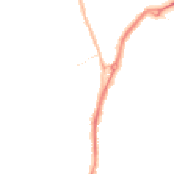 Night-time road noise heatmap for TS20 1AU
