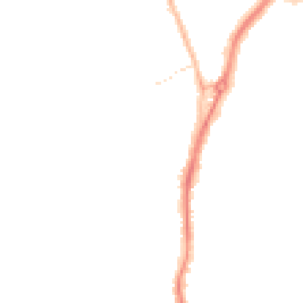 Night-time road noise heatmap for TS20 1AZ