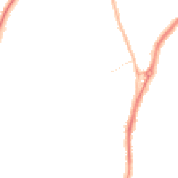 Night-time road noise heatmap for TS20 1BB
