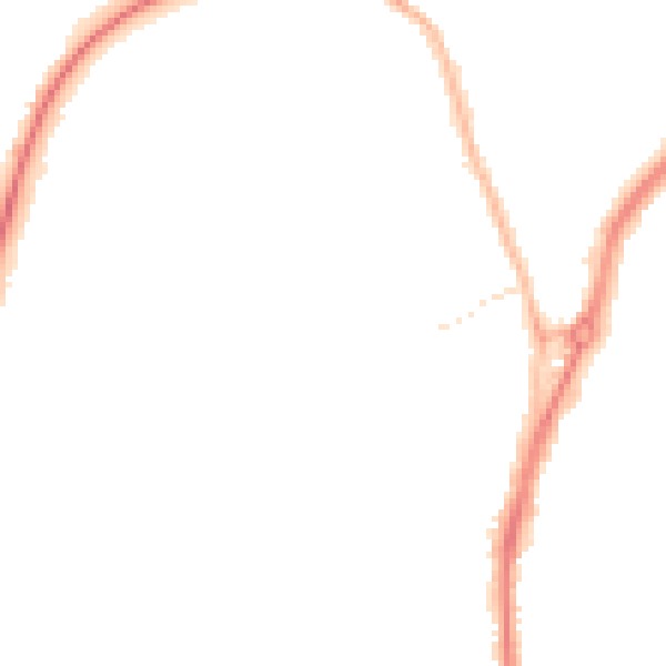 Night-time road noise heatmap for TS20 1DF