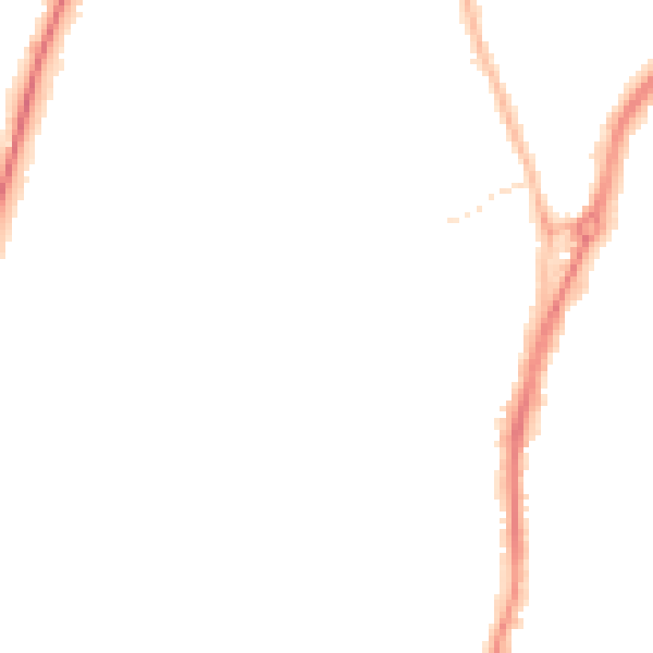 Night-time road noise heatmap for TS20 1DG