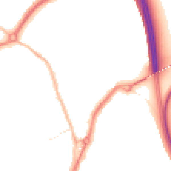 Night-time road noise heatmap for TS20 1JJ