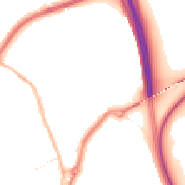 Night-time road noise heatmap for TS20 1JL