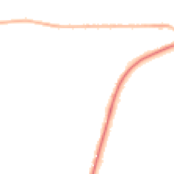 Night-time road noise heatmap for TS20 1RS