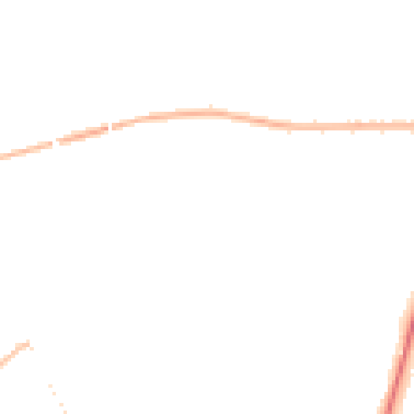 Night-time road noise heatmap for TS20 1TD