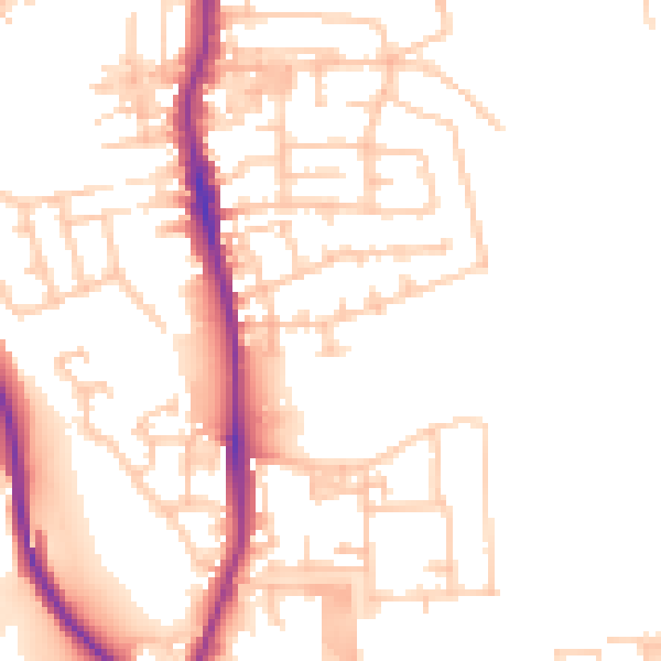 Daytime road noise heatmap for TS20 2FE