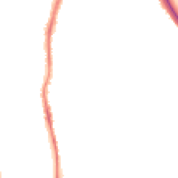 Night-time road noise heatmap for TS20 2HA