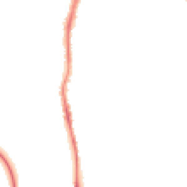 Night-time road noise heatmap for TS20 2HJ