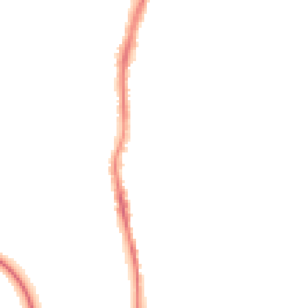Night-time road noise heatmap for TS20 2HQ