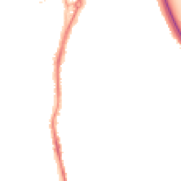 Night-time road noise heatmap for TS20 2JE