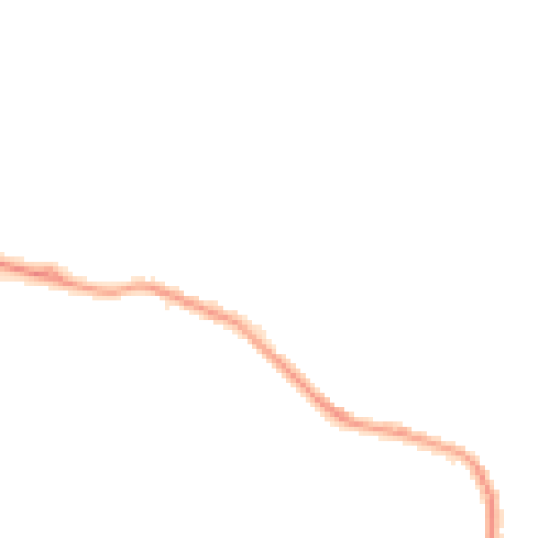 Night-time road noise heatmap for TS24 0DB
