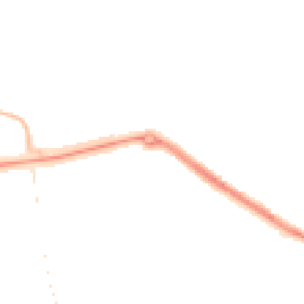 Night-time road noise heatmap for TS24 9LA