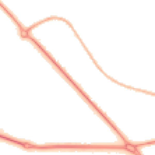 Night-time road noise heatmap for TS24 9QY