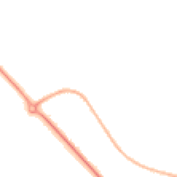 Night-time road noise heatmap for TS24 9SD