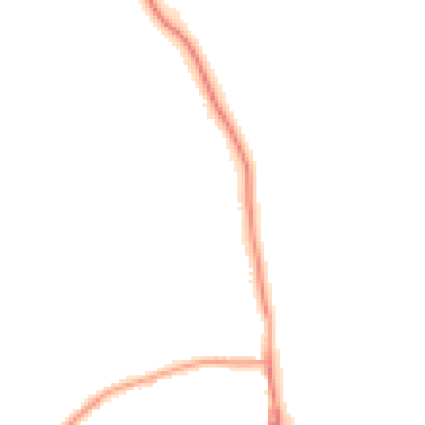 Night-time road noise heatmap for TS25 1AG