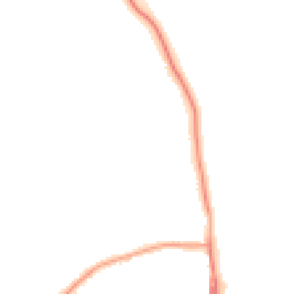 Night-time road noise heatmap for TS25 1AH