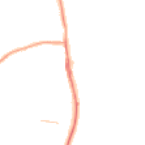 Night-time road noise heatmap for TS25 1BU