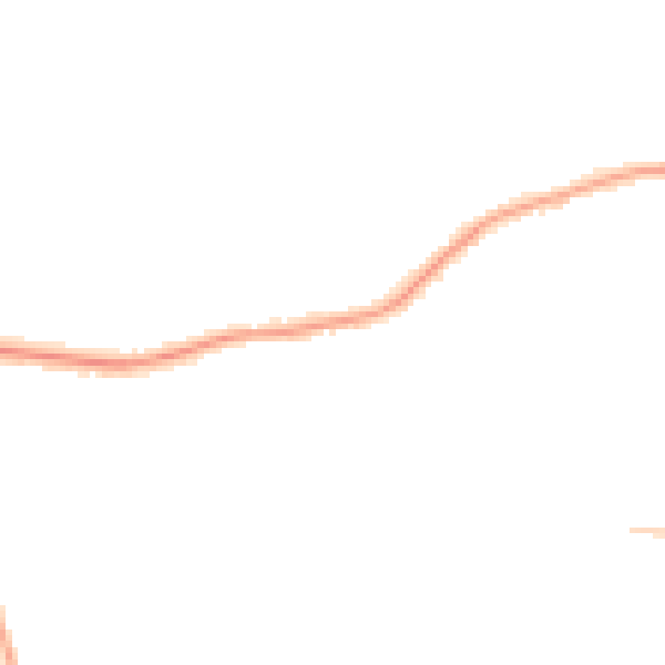 Night-time road noise heatmap for TS25 1DN