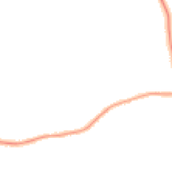 Night-time road noise heatmap for TS25 1ES