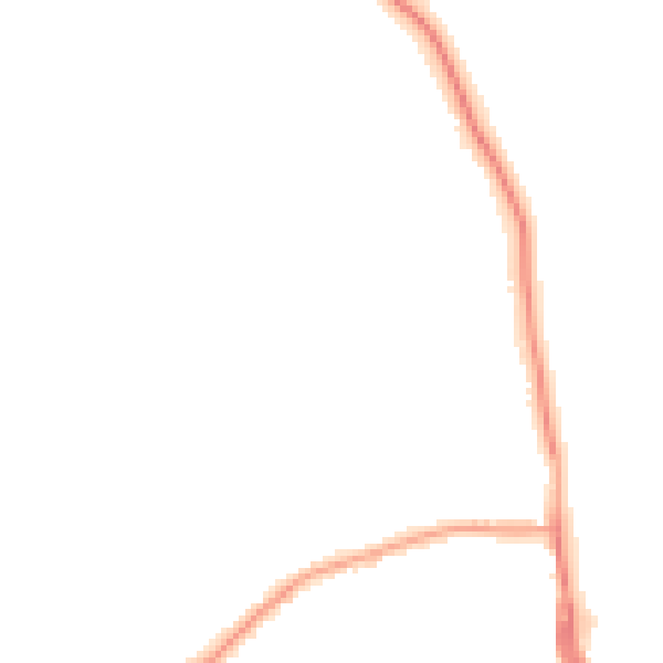 Night-time road noise heatmap for TS25 1EX