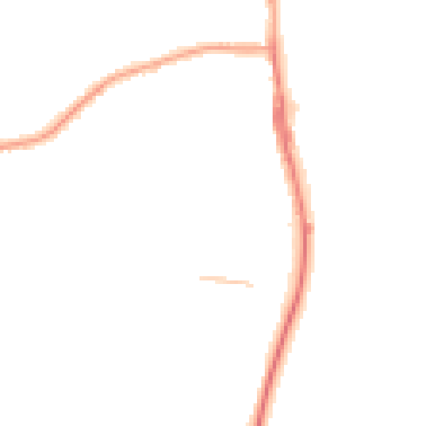 Night-time road noise heatmap for TS25 1UX