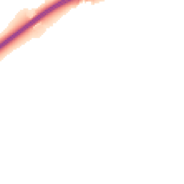 Night-time road noise heatmap for TS25 2ER