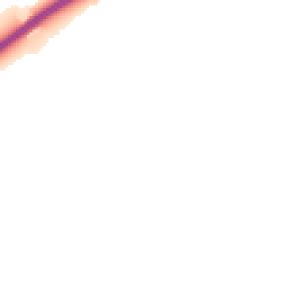 Night-time road noise heatmap for TS25 2HQ