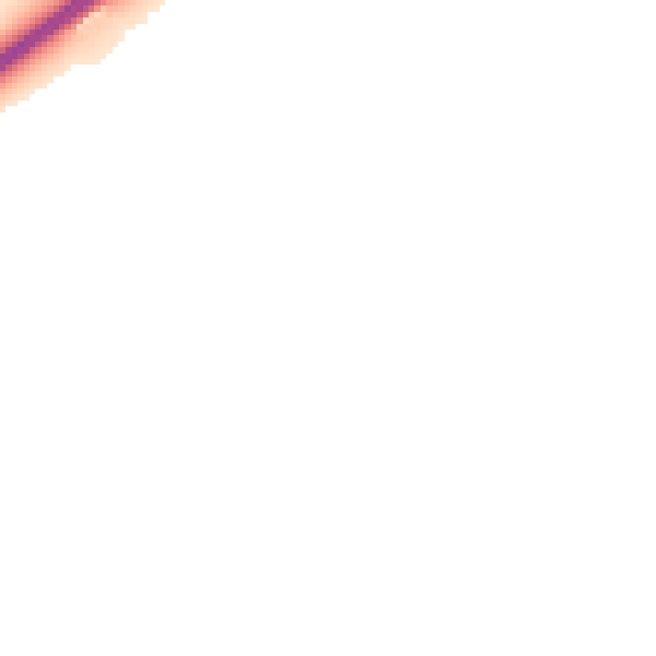 Night-time road noise heatmap for TS25 2HR