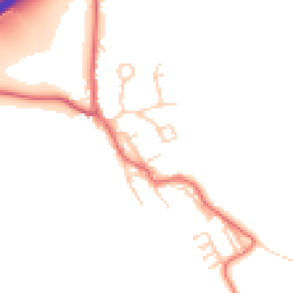 Daytime road noise heatmap for TS25 2HU