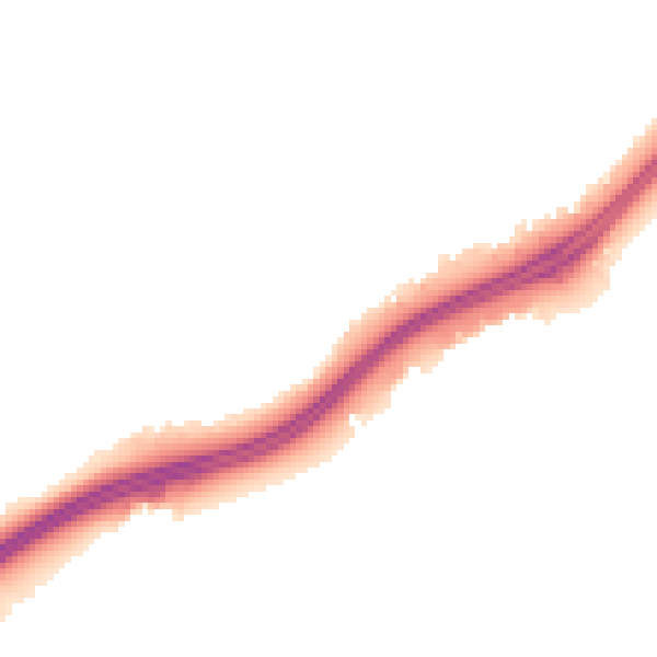 Night-time road noise heatmap for TS25 2RE
