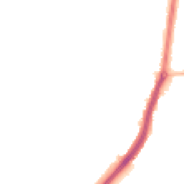 Night-time road noise heatmap for TS25 3AQ