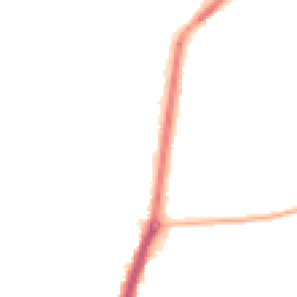 Night-time road noise heatmap for TS25 3BU